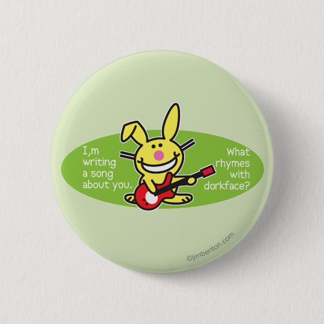 I'm Writing A Song 2 Inch Round Button (Front)