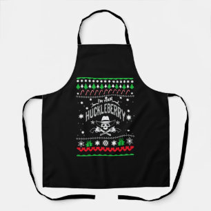 I'm your Huckleberry cowboy Christmas Sweater Apron