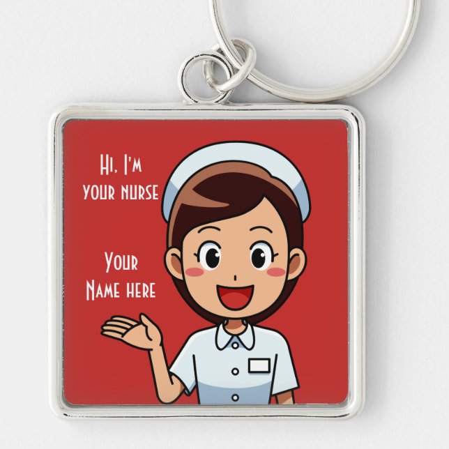 I'm Your Nurse (2.00") Premium Square Keychain (Front)
