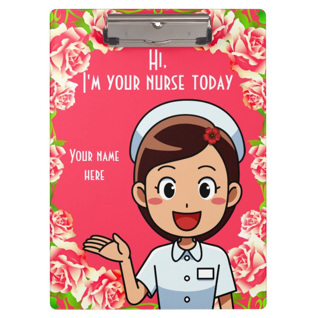 I'm Your Nurse Today Personalized Clipboard (Front)