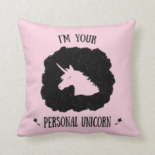 I'm Your Personal Unicorn Throw Pillow