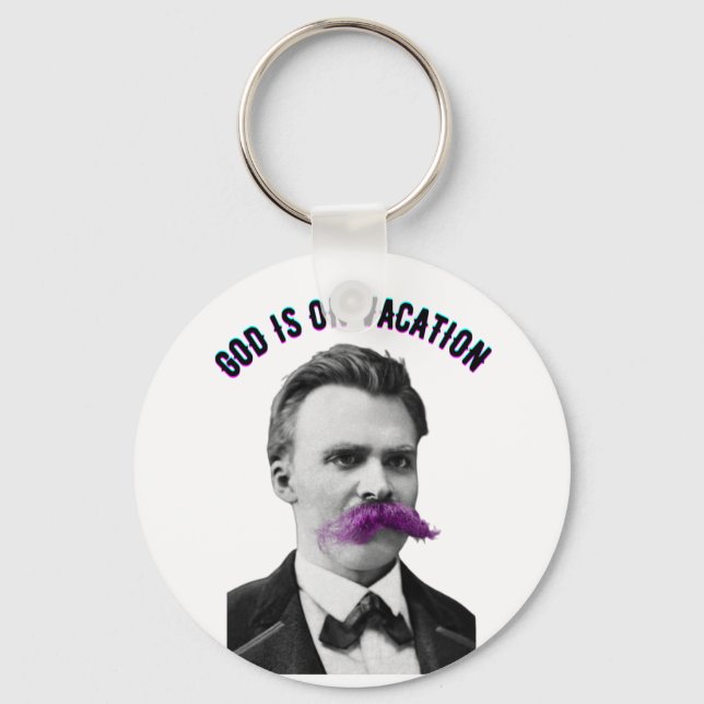 Imã Philosophy - Friedrich Nietzsche Keychain (Front)
