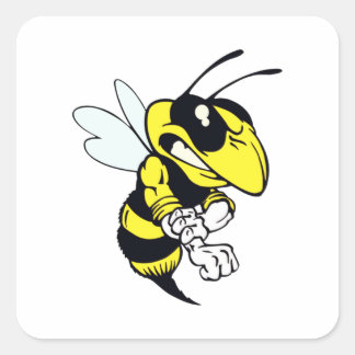 Imabee Reversed Square Stickers