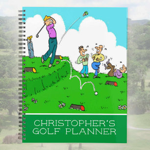 Image amusante de golfeurs jouant au golf. Golf