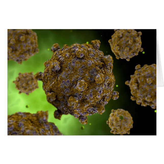 Image Conceptuelle Du Coxsackievirus 2 (Devant horizontal)