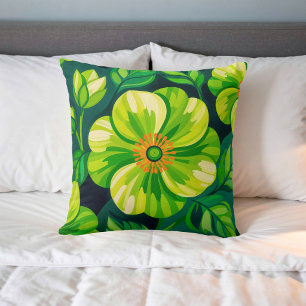 Image de fleur n° 22, série florale, coussin jeté
