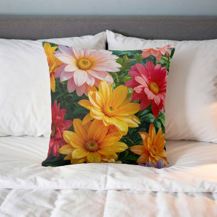 Image de fleur n° 28, série florale, coussin jeté