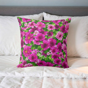 Image de fleur n° 2, série florale, coussin de jet