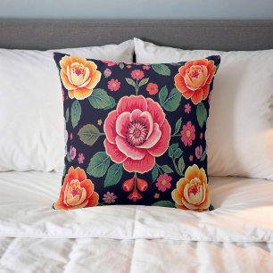 Image de fleur n° 4, série florale, coussin de jet