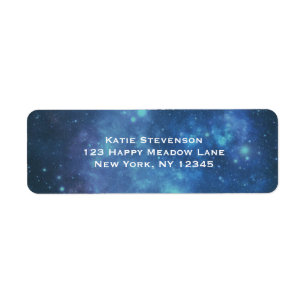 Image de l'espace bleu et purple cosmic