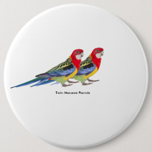 Image de perroquet pour le badge rond colossal