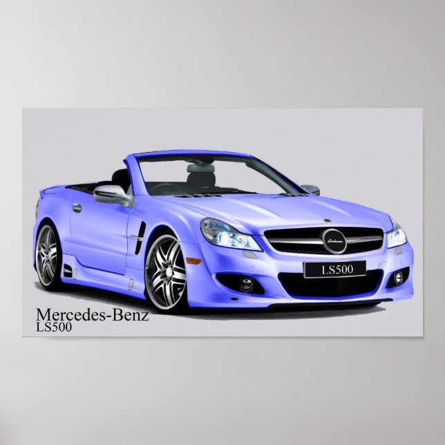 Image de voiture classique pour affiche (Devant)