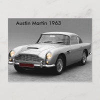 Image de voiture classique pour carte postale