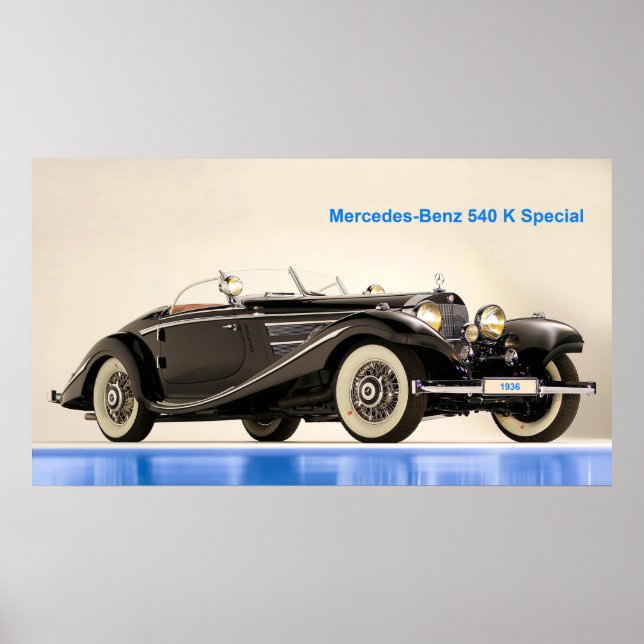 Image de voiture classique pour poster (Devant)