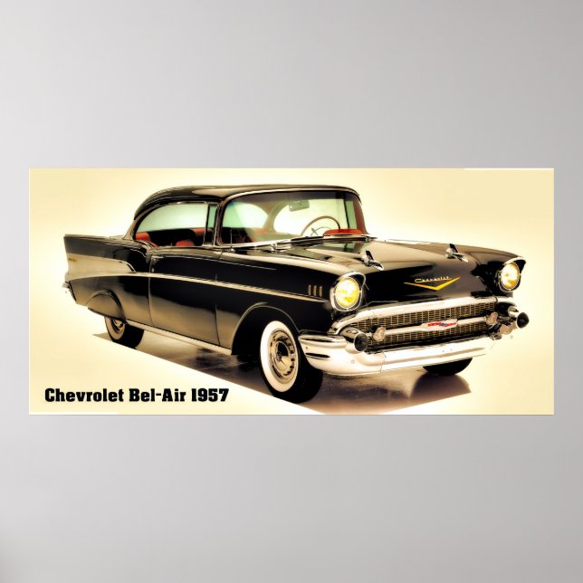 Image de voiture classique pour Poster (Devant)