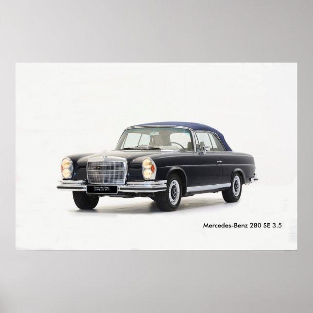 Image de voiture classique pour poster (Devant)