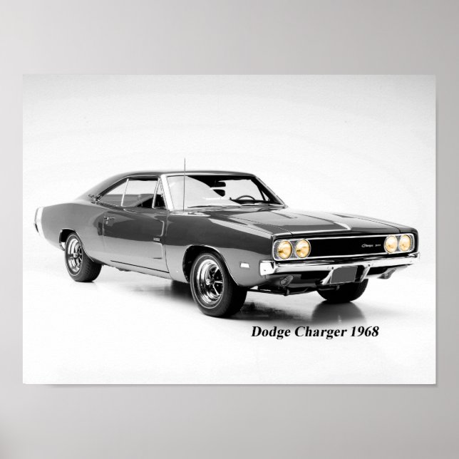 Image de voitures classiques pour Poster (Devant)