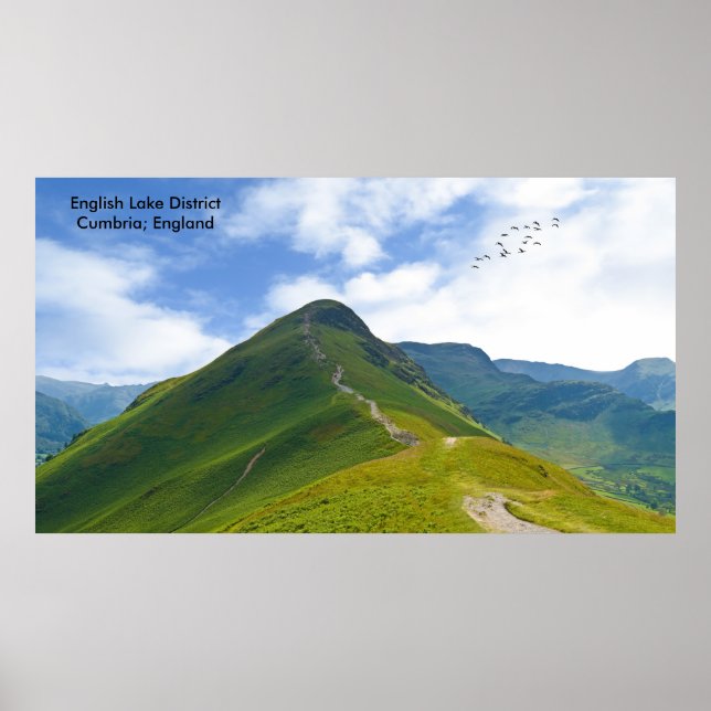Image du Lake District pour poster (Devant)