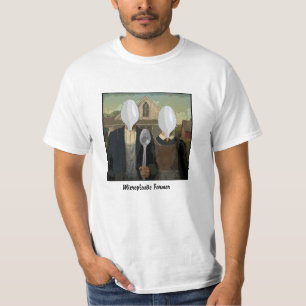 Image d'un t-shirt graphique parodiant American Go