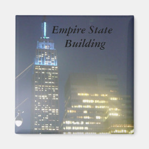 Image en direct de l'Empire State Building Magnet