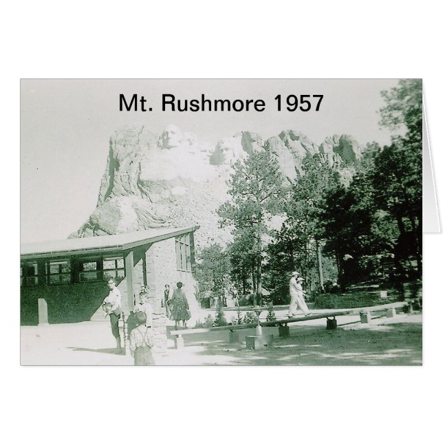 Image historique du mont Rushmore (Devant horizontal)