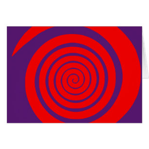 image hypnotique rouge