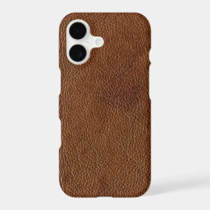 Image imprimée simili cuir Brown affligée