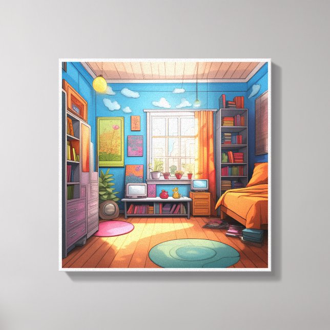 Image imprimée sur toile pour de belles couleurs,  (Recto)