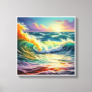 Image imprimée sur toile pour de belles couleurs, 