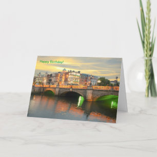 Image irlandaise de la carte de voeux d'anniversai