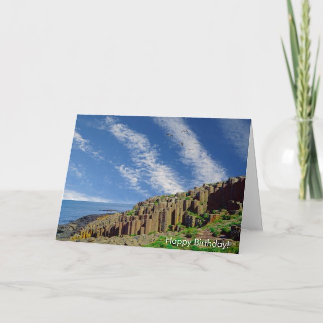 Image irlandaise pour carte de voeux d'anniversair (Devant)
