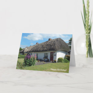 Image irlandaise pour carte de voeux d'anniversair