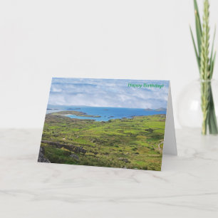 Image irlandaise pour carte de voeux d'anniversair
