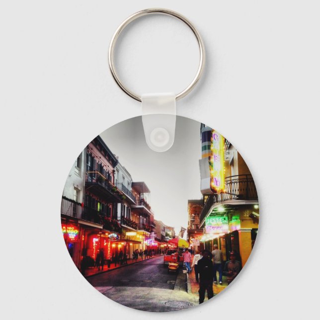 image.jpg New Orleans night life Keychain (Front)