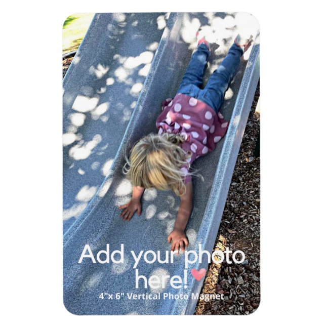 "Image" Magnet photo personnalisé (Vertical)