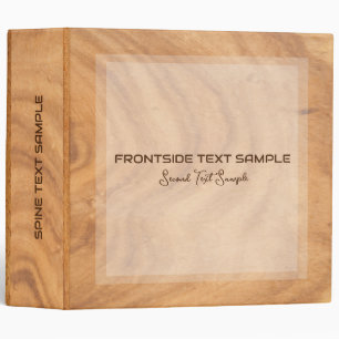 Image of a Brow Wood Grain Texture Binder