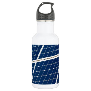 Image of a solar power panel funny 532 ml water bottle