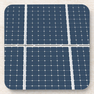 Image of a solar power panel funny coaster