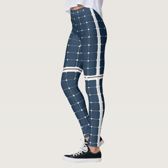Image of a solar power panel funny leggings (Left)