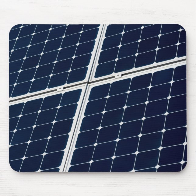 Image of a solar power panel funny mouse pad (Front)