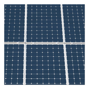 Image of a solar power panel funny photo print