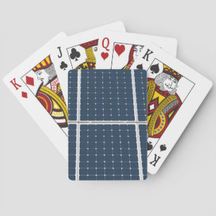 Image of a solar power panel funny playing cards