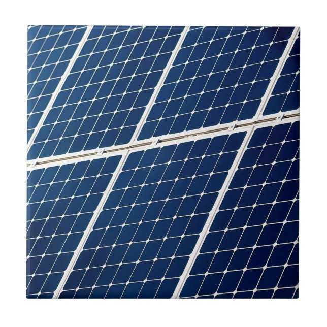 Image of a solar power panel funny tile (Front)