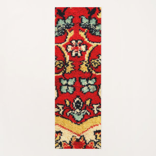Image of a vintage carpet. Nice texture pattern Yoga Mat