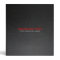 Image of Black Faux Leather Look Red Text