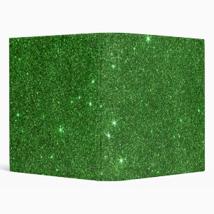 Image of Bright Green Glitter Binder