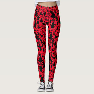 Image of Christmas Red BG Leggings