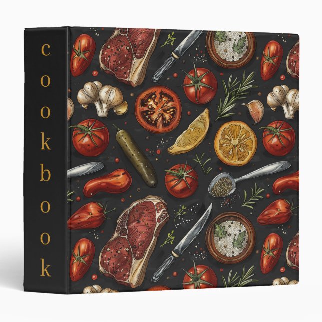 Image of cooking products. binder (Front/Spine)