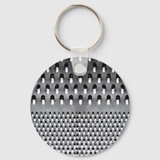 Image of Funny Cheese Grater Keychain (Front)