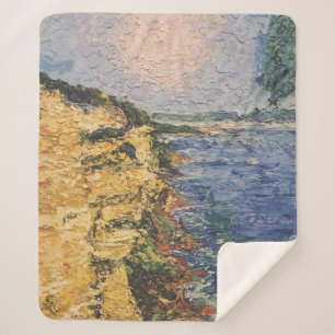 Image of my artwork Dawn Sherpa Blanket